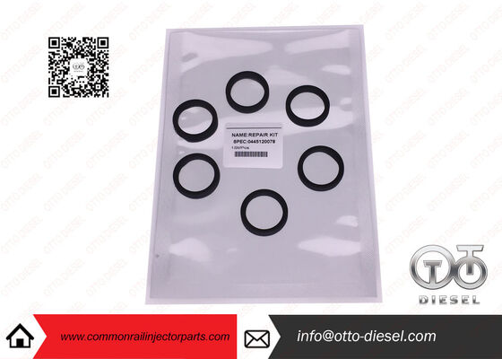 Zwart 0 445 120 078 Bosch O-Rings voor injectoren - 6 PCS/SET reparatiepakketten voor brandstofinjectoren