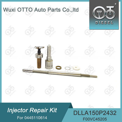 Injector Repair Kit 0445110614 bevat mondstuk DLLA150P2432 en klep F00VC01200 voor FIAT-onderdelen