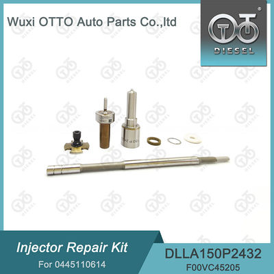 Injector Repair Kit 0445110614 bevat mondstuk DLLA150P2432 en klep F00VC01200 voor FIAT-onderdelen