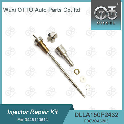 Injector Repair Kit 0445110614 bevat mondstuk DLLA150P2432 en klep F00VC01200 voor FIAT-onderdelen