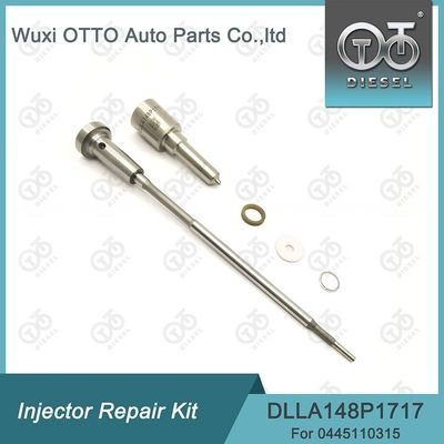 0445110315 Injector reparatieset Met DLLA148P1717 nozzle en F00VC01329 regelklep.