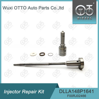  Injector reparatieset voor injectoren 0445120100 / 154 / 275 0986435528 / 582 met nozzle DLLA148P1641 en klep F00RJ02466