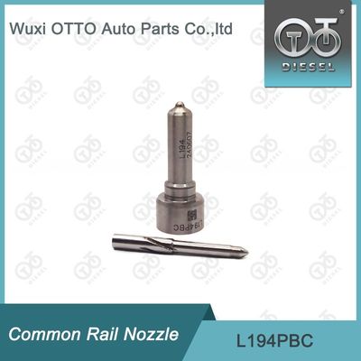 High Speed Steel Delphi Common Rail Nozzle L194PBC voor BEBE4D24003 met Zilveren Afwerking