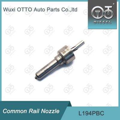 High Speed Steel Delphi Common Rail Nozzle L194PBC voor BEBE4D24003 met Zilveren Afwerking