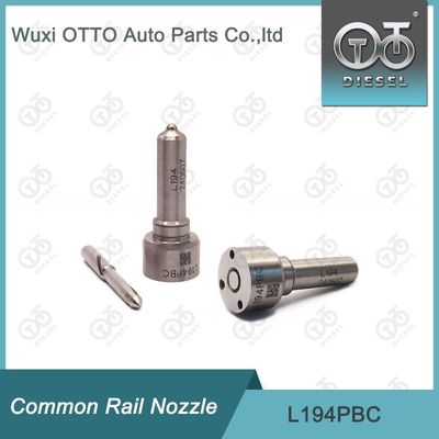 High Speed Steel Delphi Common Rail Nozzle L194PBC voor BEBE4D24003 met Zilveren Afwerking