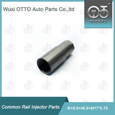 High speed Steel Diesel Fuel Injector Nozzle Cap Nut Grootte Φ18.9×46.9×M17*0.75 voor Piezo Injector met Plastic Bag in Paper Box Packaging