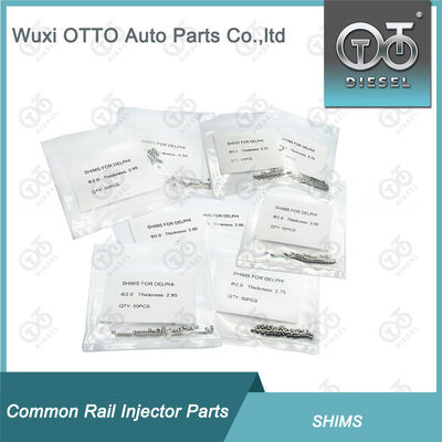 Common Rail Injector Shim Kit Φ2.0 Repair Adjusting Shim Washers 2.70-3.40mm (0.05mm) 3.65-3.95mm (0.05mm),50 stuks/zak