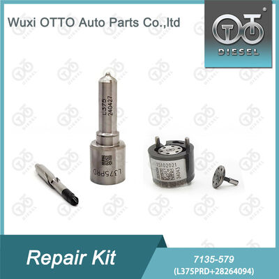 7135-579  Injector Repair Kit met L375PRD mondstuk en 28264094 regelklep voor dieselmotoren